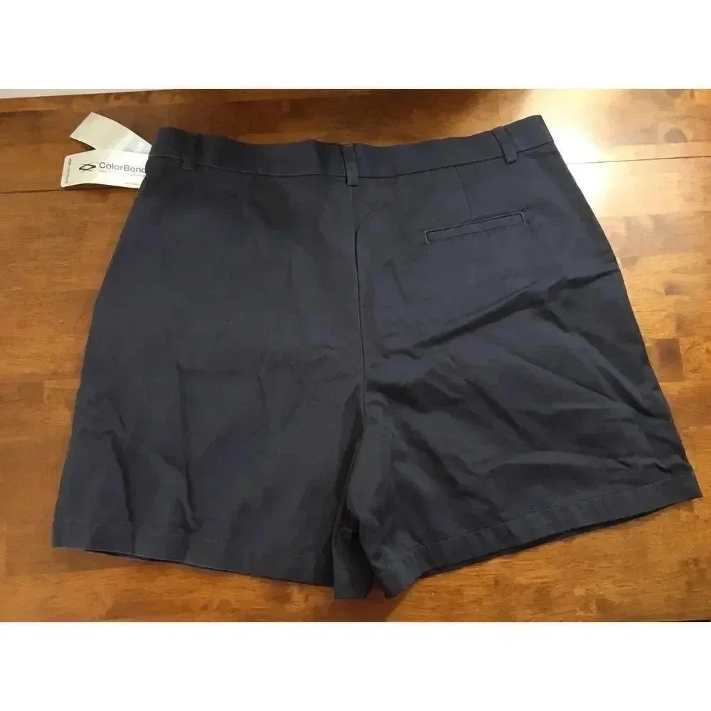 NWT Women's Docker's ColorBond Black Dress Shorts Size 6